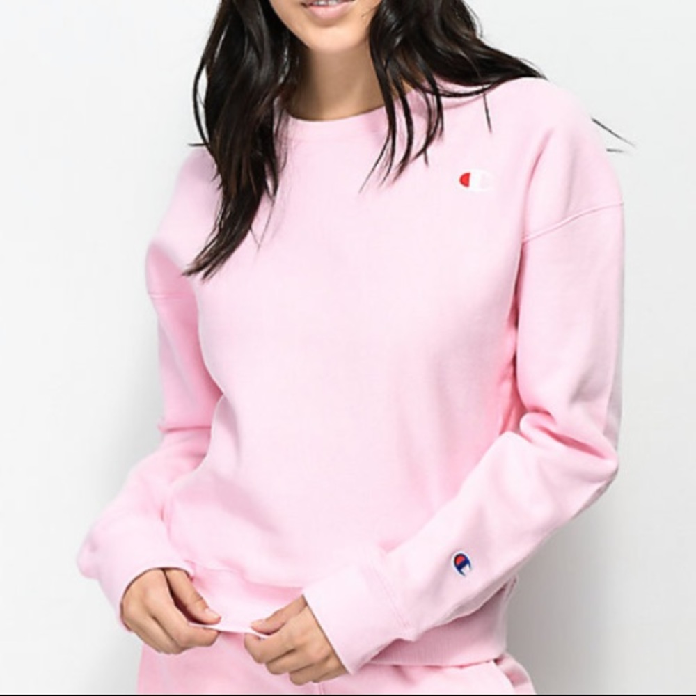 Blush Pink Champion Urban Outfitters Sweatshirt